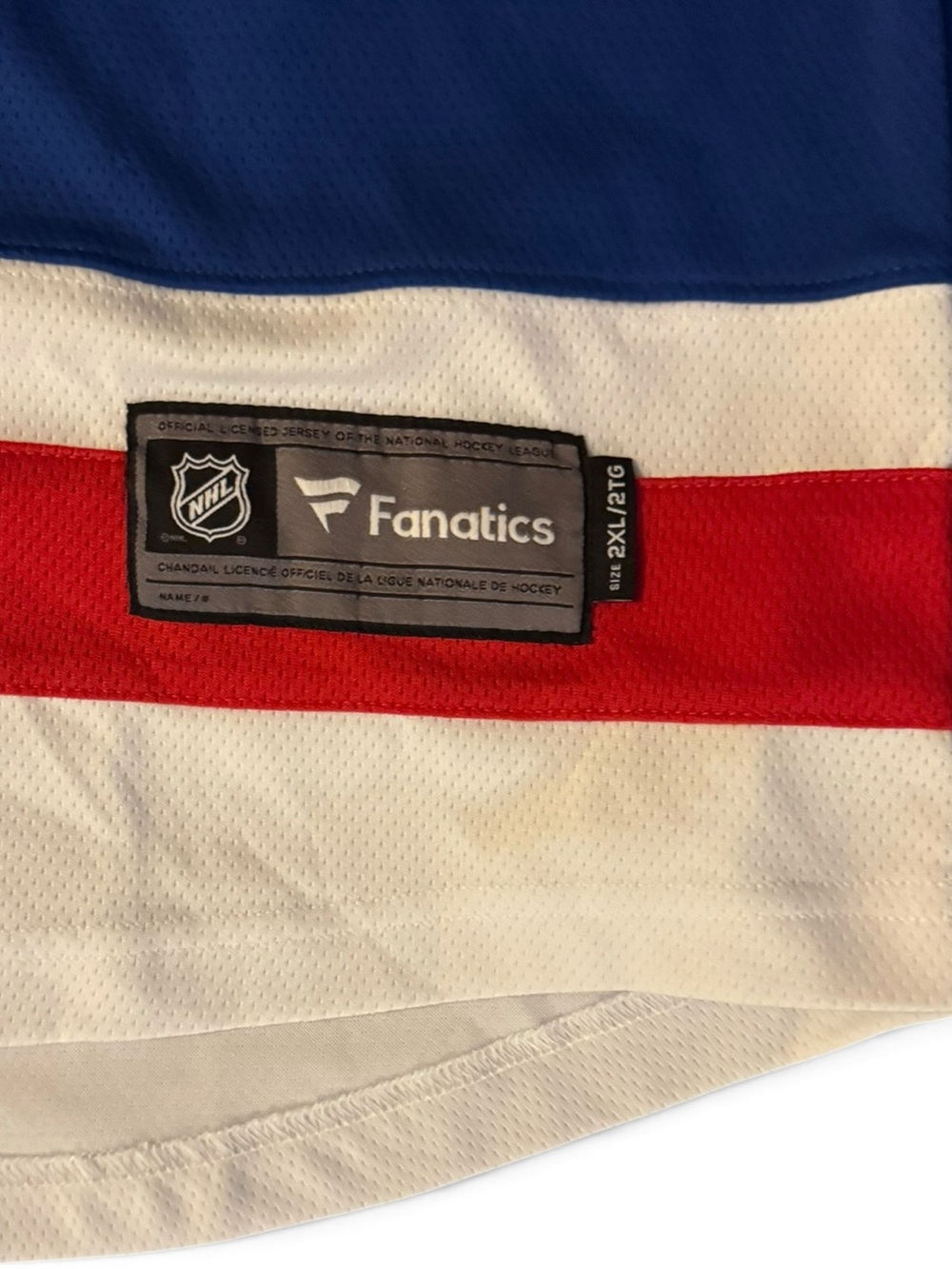 New York Rangers Igor Shesterkin #31 Fanatics Jersey XXL Like New - Picture 4 of 14